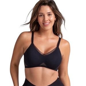 Honeylove Black Original Crossover Bra Style# LWBR0302 Size 2X